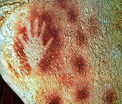 印万年前洞穴发现外星人和UFO壁画 史前壁画至今难解 